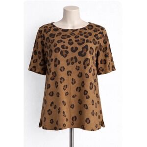 New Medium Isaac Mizrah 40x28 Cotton/2% spandex Top #836*8 JFT**